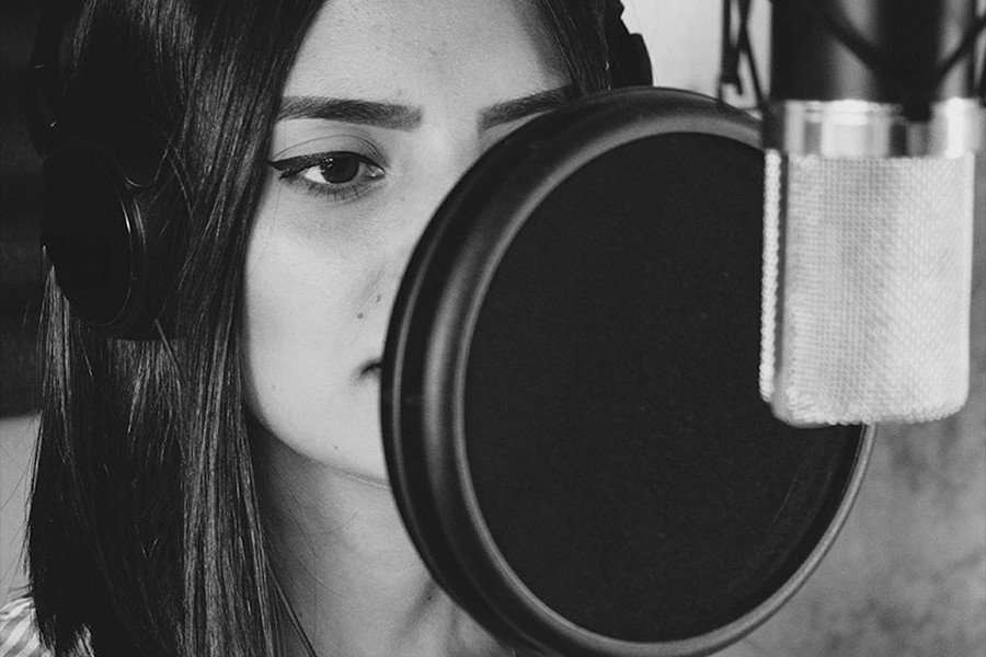 American English dubbing and ADR session at Easy Tiger Voices